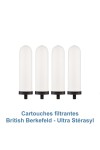 BRITISH BERKEFELD : 2 paires de cartouches filtrantes Ultra Stérasyl